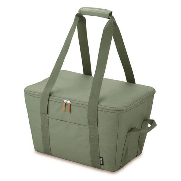 サーモス　保冷買い物カゴ用バッグ　カーキ
