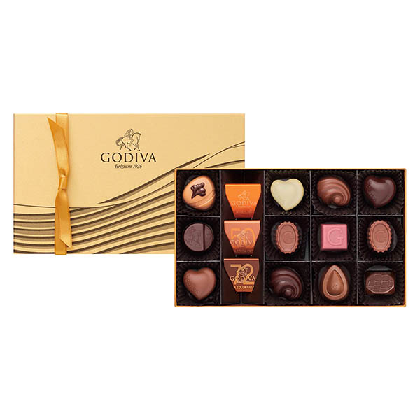 ゴディバ ハートオブゴールドコレクション15粒入