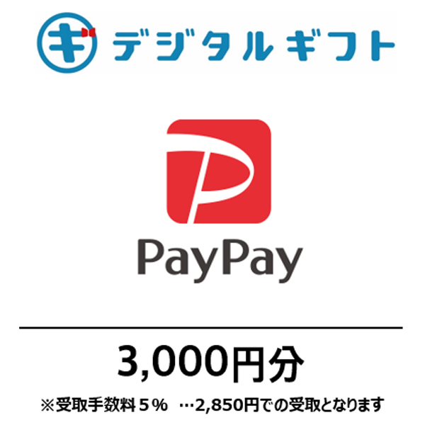 【PayPayマネーライト】選べるデジタルギフト（3,000円分）