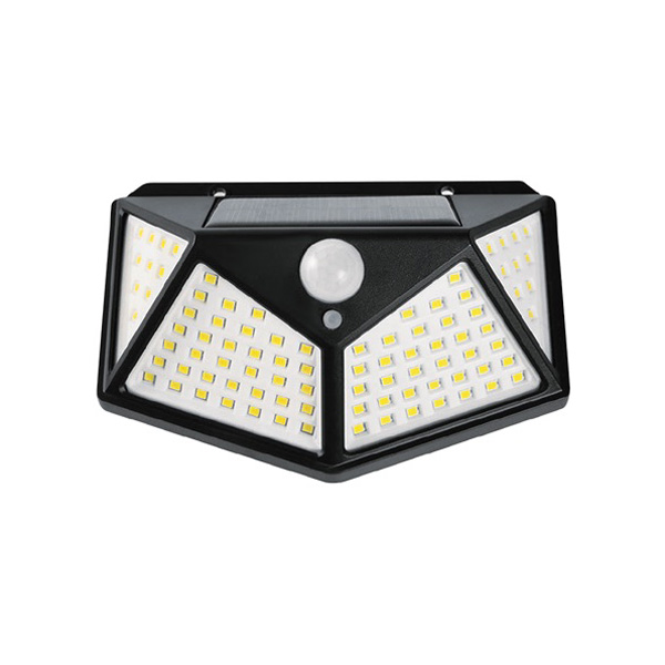 動感センサー　100LEDソーラー充電ライト　